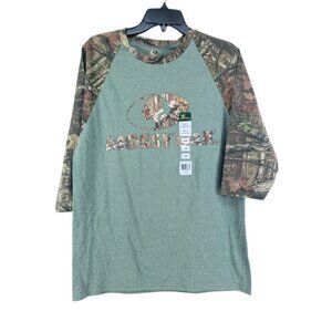 Mossy Oak Reglan Tee Shirt Men's Size Medium Camouflage